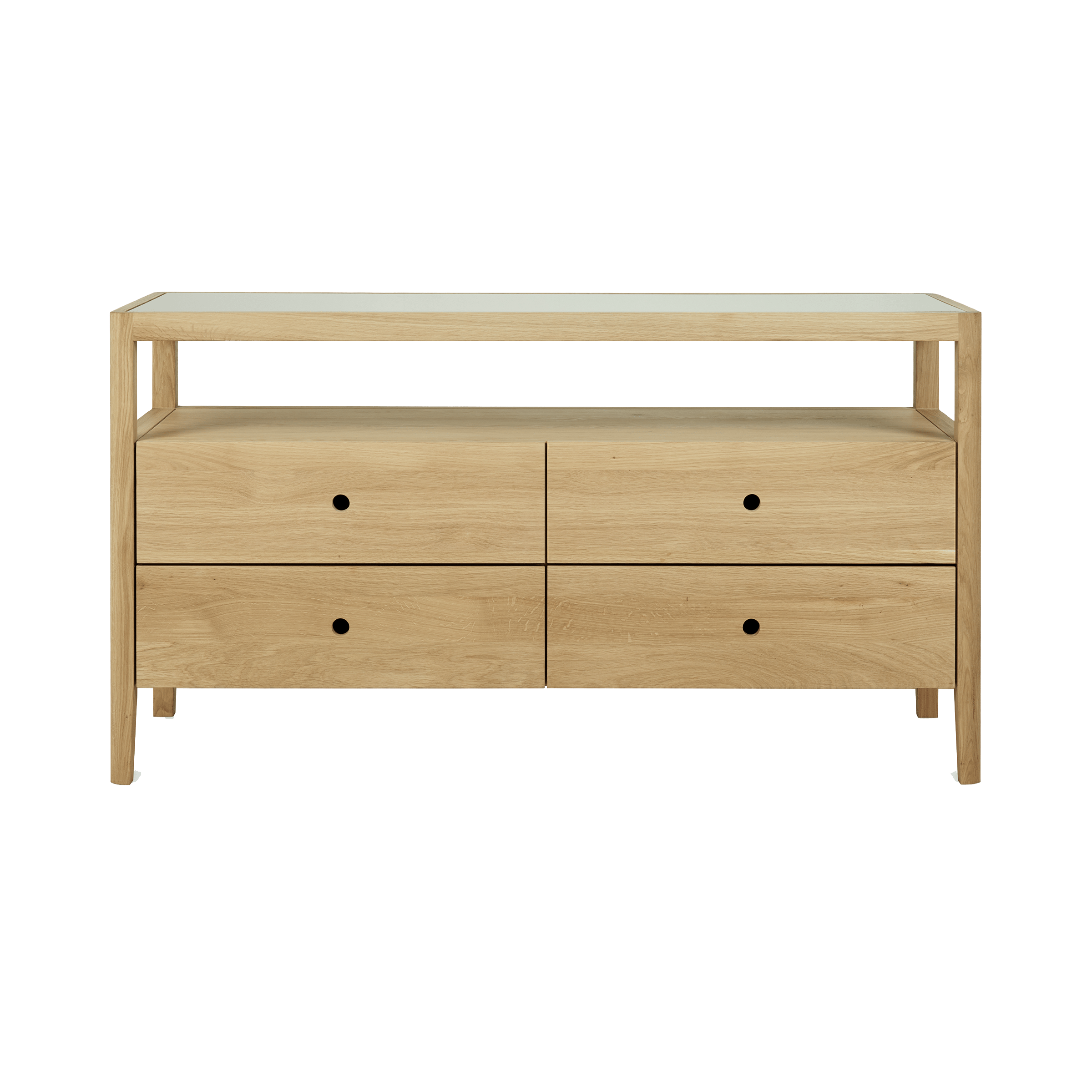 Ethnicraft Furniture Oak Spindle Dresser