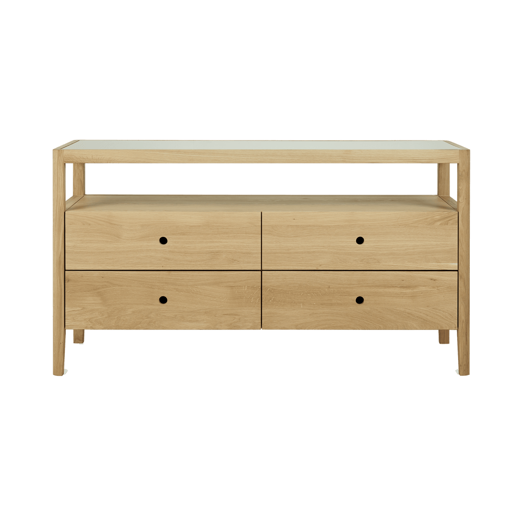 Ethnicraft Furniture Oak Spindle Dresser