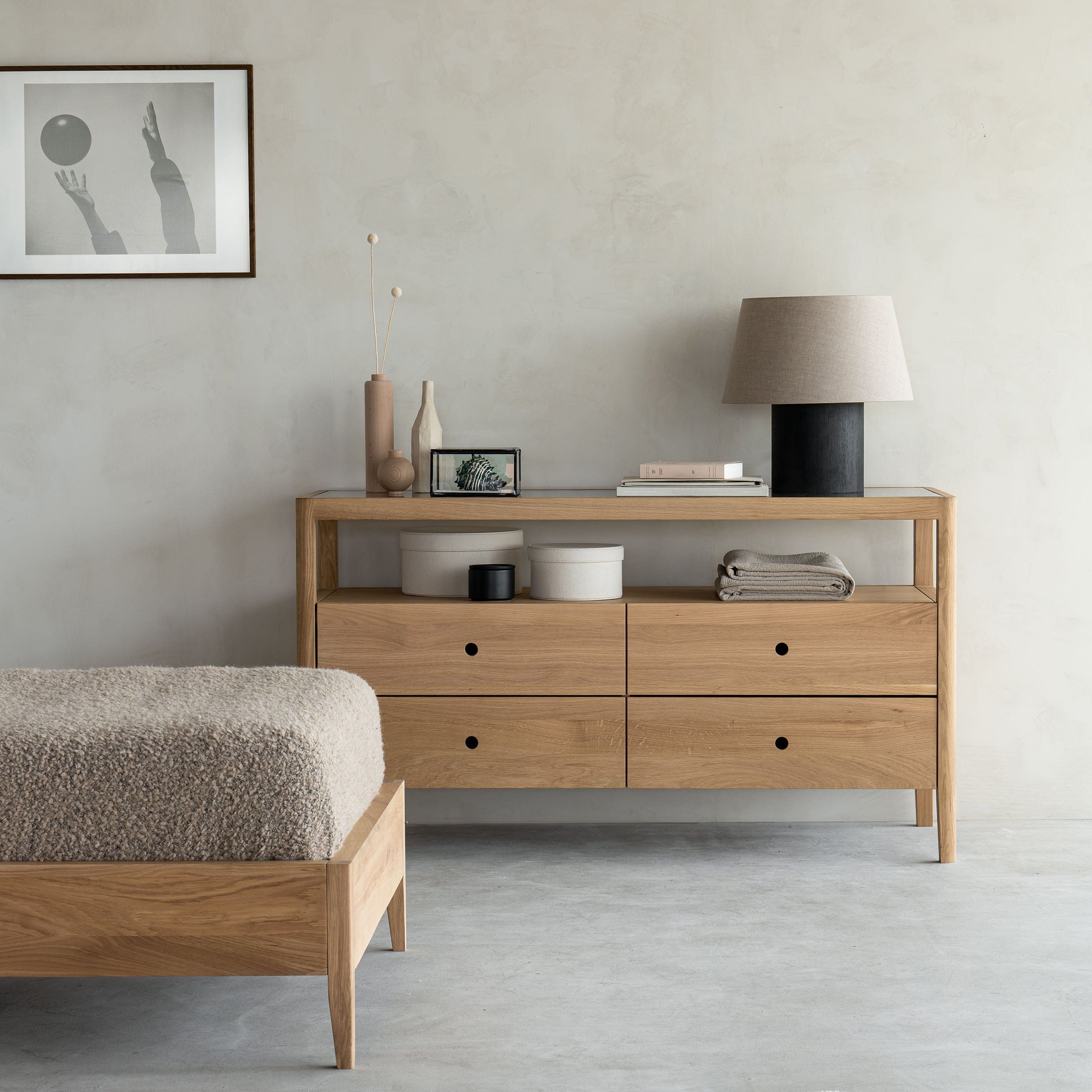 Ethnicraft Furniture Oak Spindle Dresser