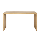 Ethnicraft Furniture 55.5" x 28.5" Oak U Desk