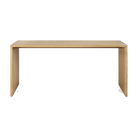 Ethnicraft Furniture 68" x 31.5" Oak U Desk