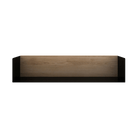 Ethnicraft Wall Decor Long / Black Oak U Shelf