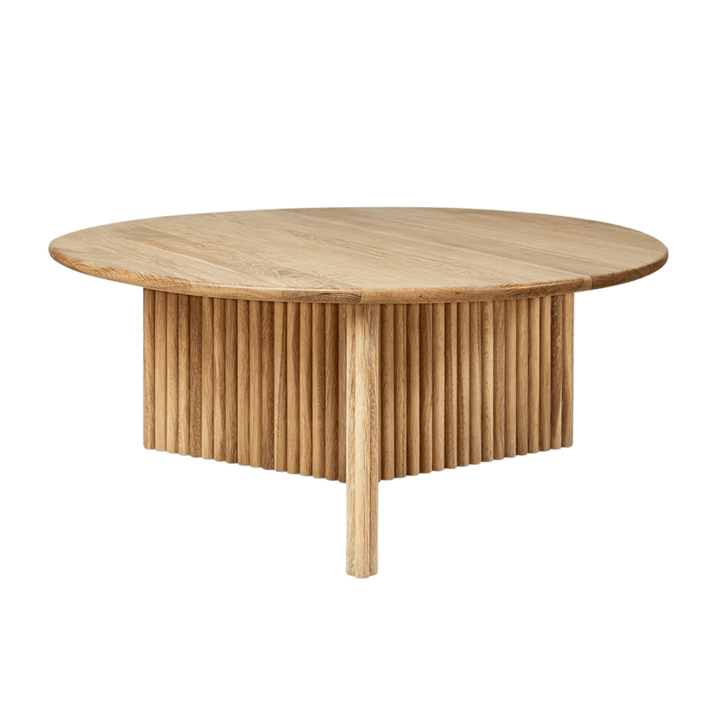 Gus Modern Furniture White Oak Odeon Coffee Table