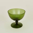 Hawkins New York SHOP Olive Optic Glass Coupes, Set of 4