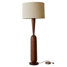 Lostine Lighting Walnut / Ivory Onslow Floor Lamp