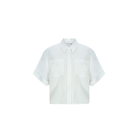 Studio D'aaRI SHOP Open-Back Linen Shirt