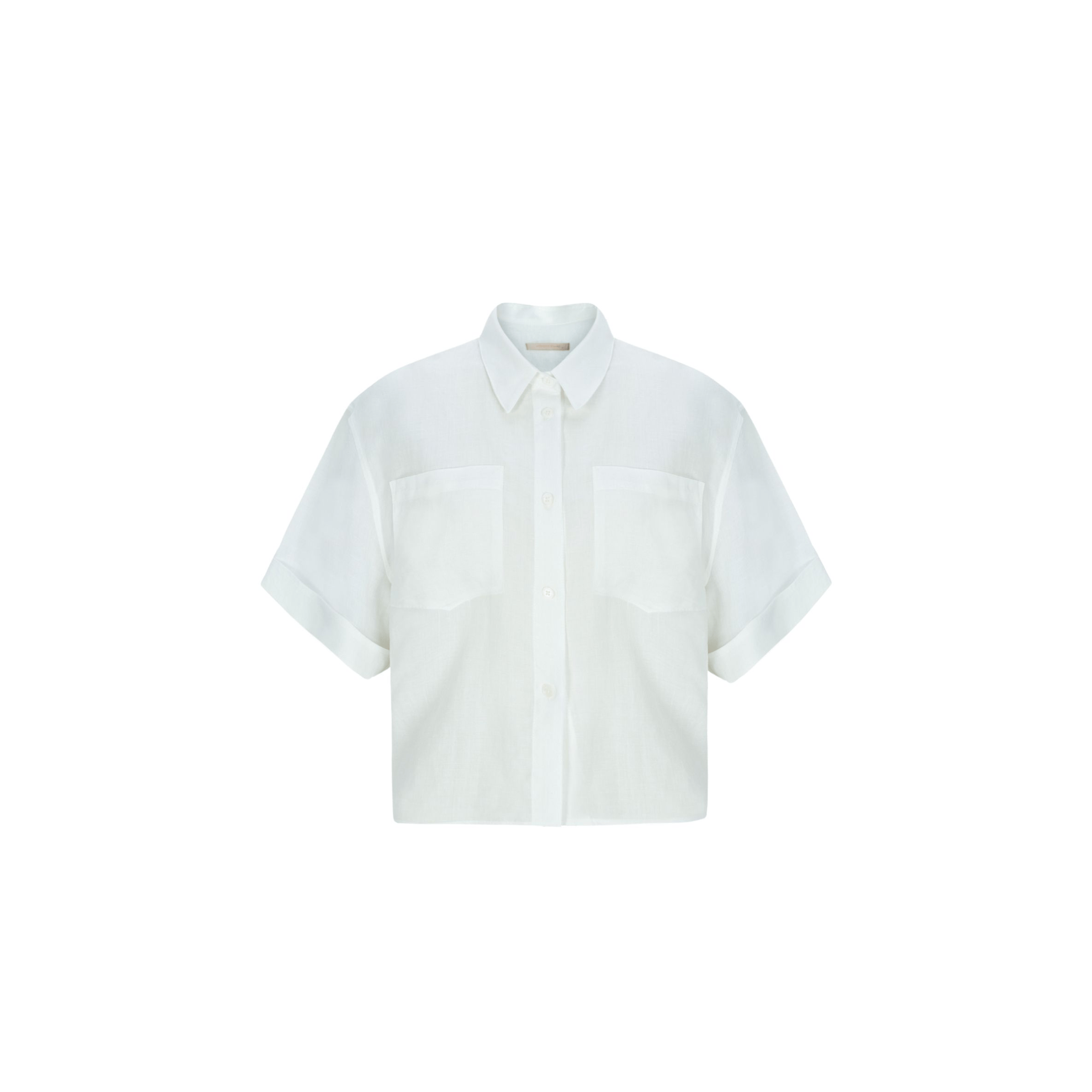Studio D'aaRI SHOP Open-Back Linen Shirt