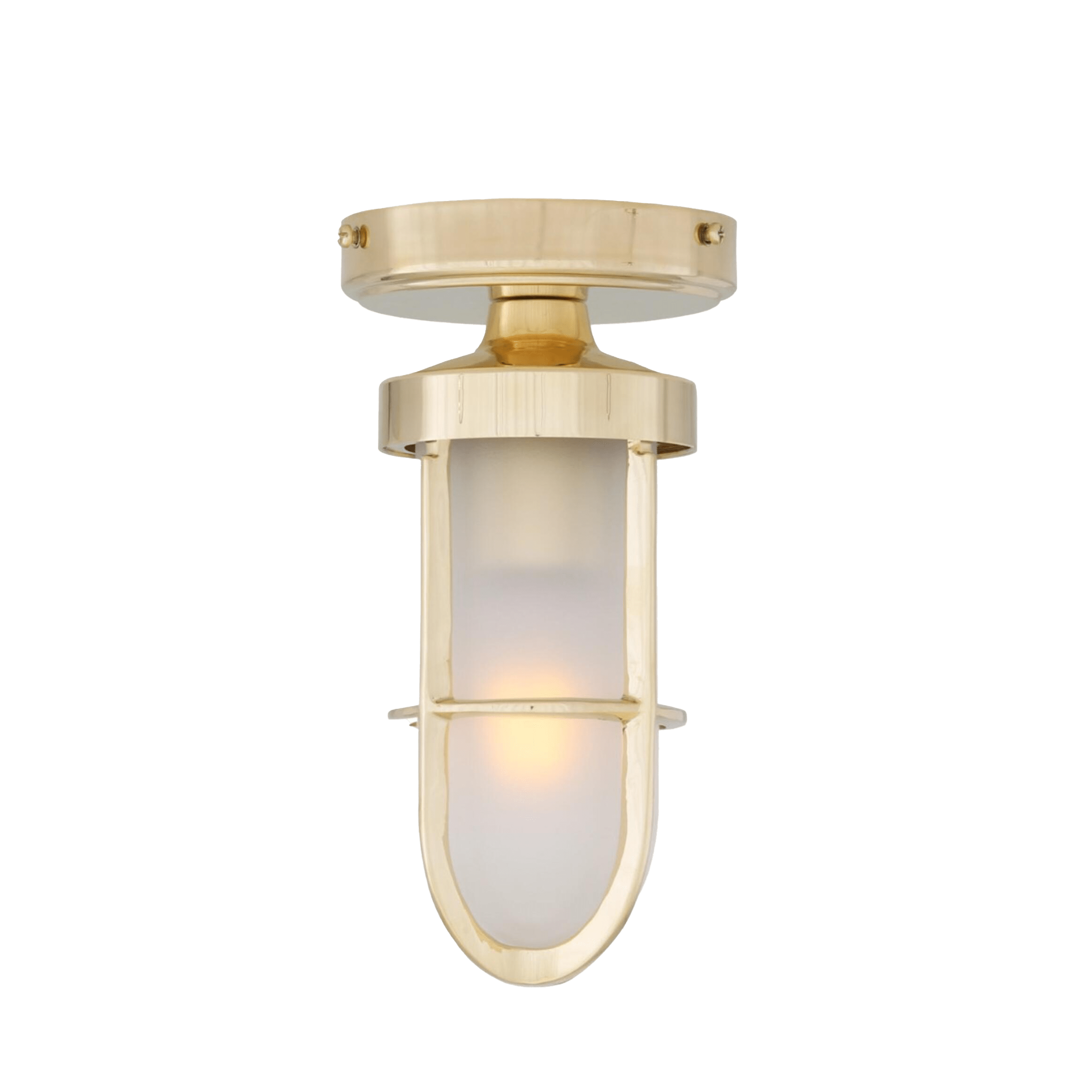 Mullan Lighting Lighting Oregon Well Glass Flush Ceiling Light
