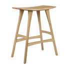 Ethnicraft Furniture Oiled Oak / No Upholstery Osso Counter Stool