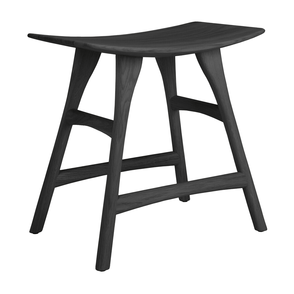 Ethnicraft Furniture Black Oak / No Upholstery Osso Dining Stool