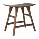 Ethnicraft Furniture Teak / No Upholstery Osso Dining Stool