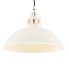 Mullan Lighting Lighting 100 cm (39.5") / Powder-Coated White Osson Industrial Factory Pendant Light
