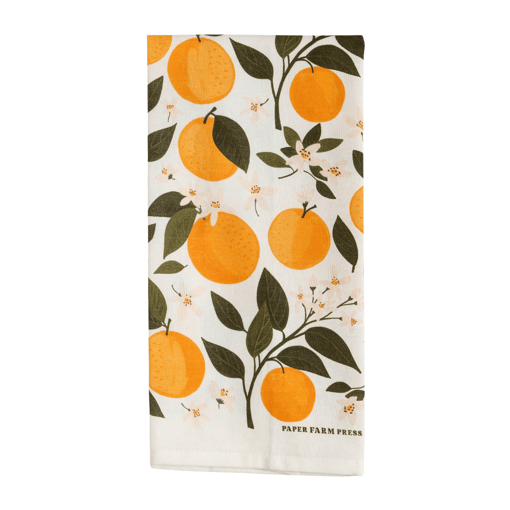 Paper Farm Press Paper Farm Press - Orange Orchard Tea Towel