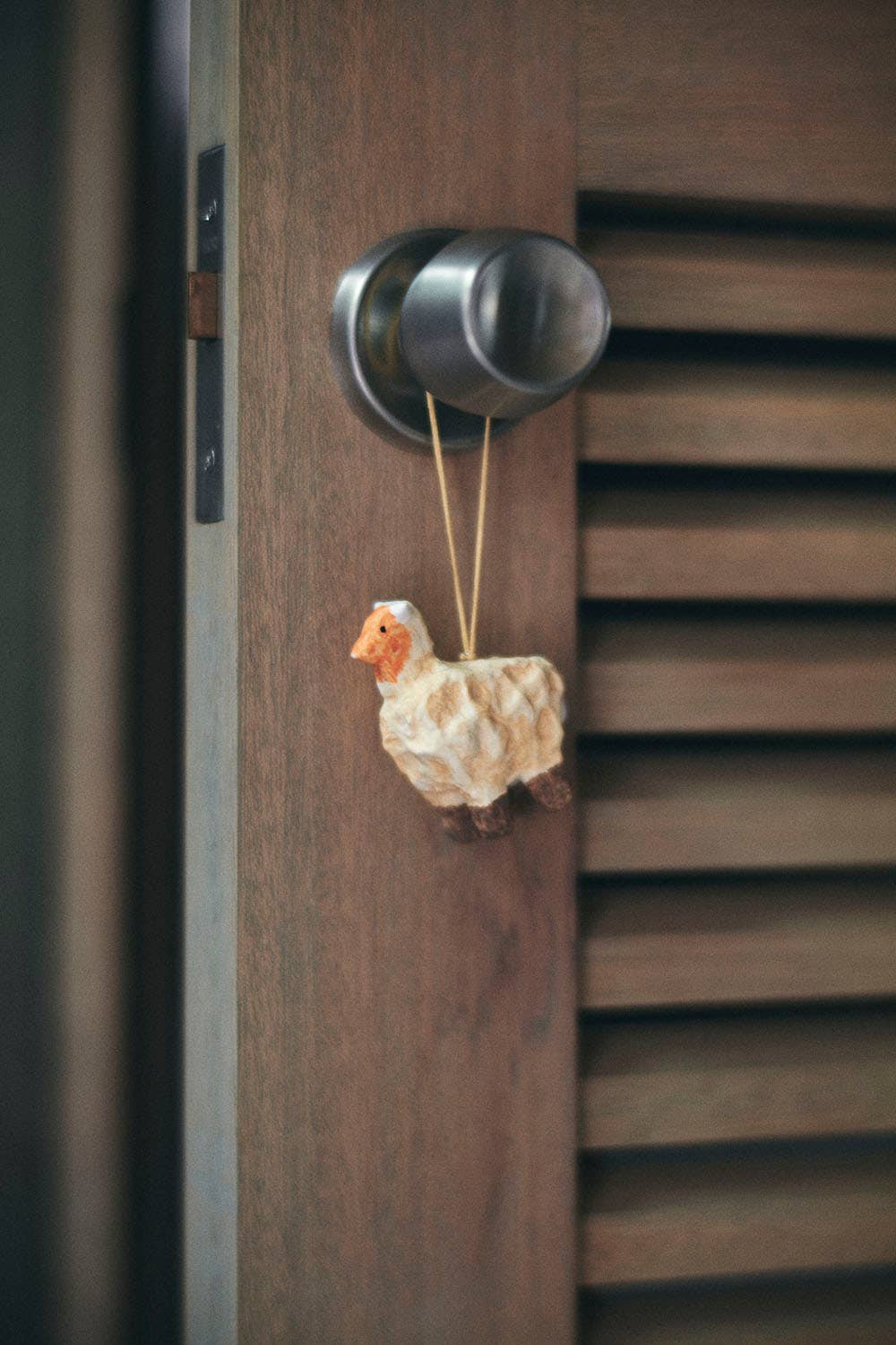 Fog Linen Work Paper Mache Sheep