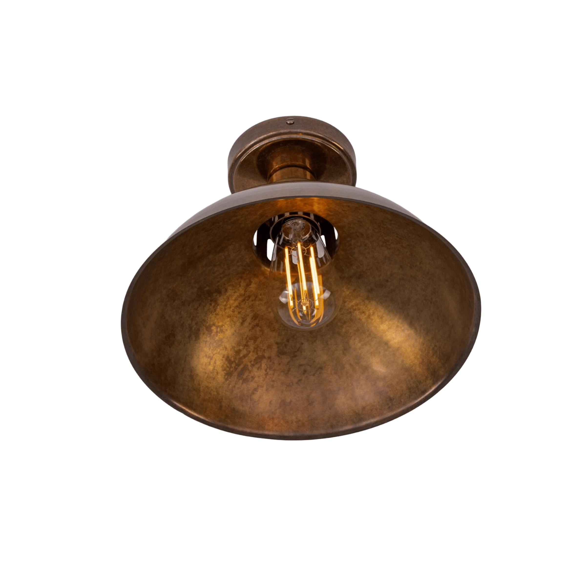 Mullan Lighting Lighting Paris Industrial Flush Ceiling Light
