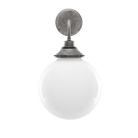 Mullan Lighting Lighting Pelagia Opal Globe Wall Sconce