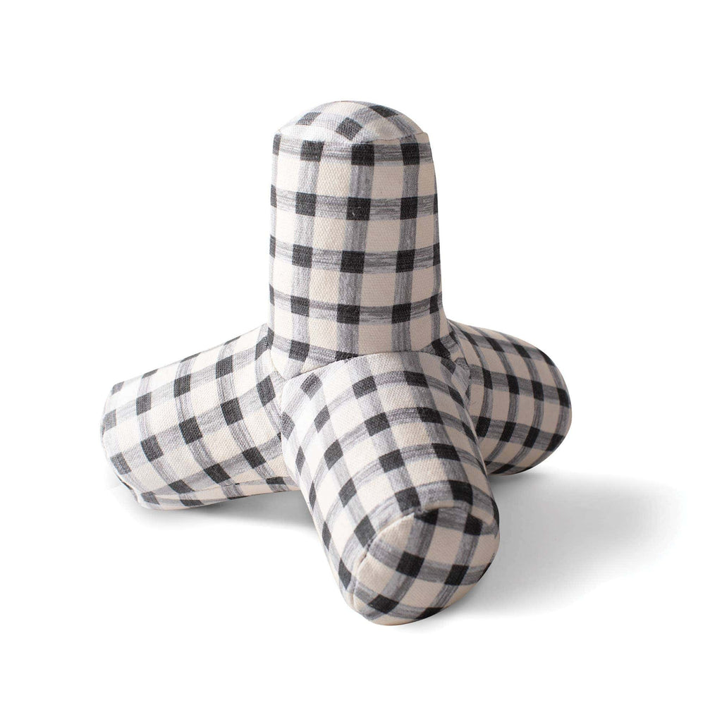Petshop by Fringe Studio Petshop by Fringe Studio - CANVAS SQUEAKER DOG TOY PAINTED GINGHAM