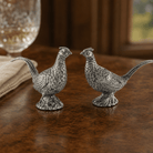 Vagabond House SHOP Pewter Pheasants Salt & Pepper Set