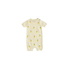 Viverano Organics SHOP Pineapple Pointelle Knit Baby Romper