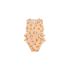 Viverano Organics SHOP Pineapple Ruffle Short Baby Romper