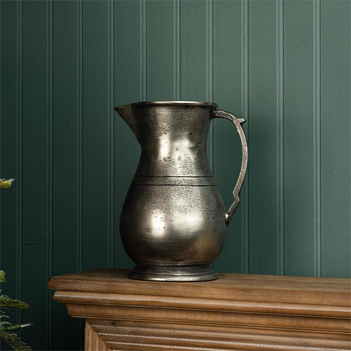Audrey's Home & Gift SHOP Pitcher, Antiqued Pewter Finish