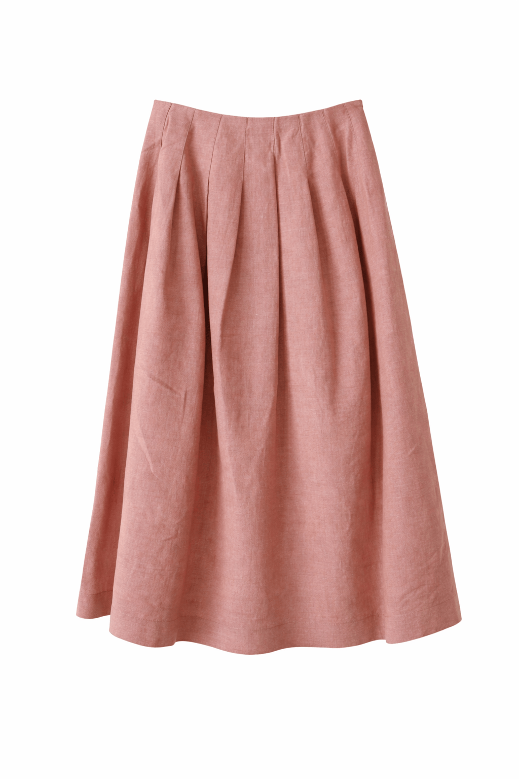 Pomandère SHOP Apricot / IT 36 | US 0 Pleated Midi Skirt