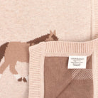 Viverano Organics Baby Blanket One Size / Oatmeal Heather Pony Snuggles - Organic Cotton Jacquard Knit Baby Blanket