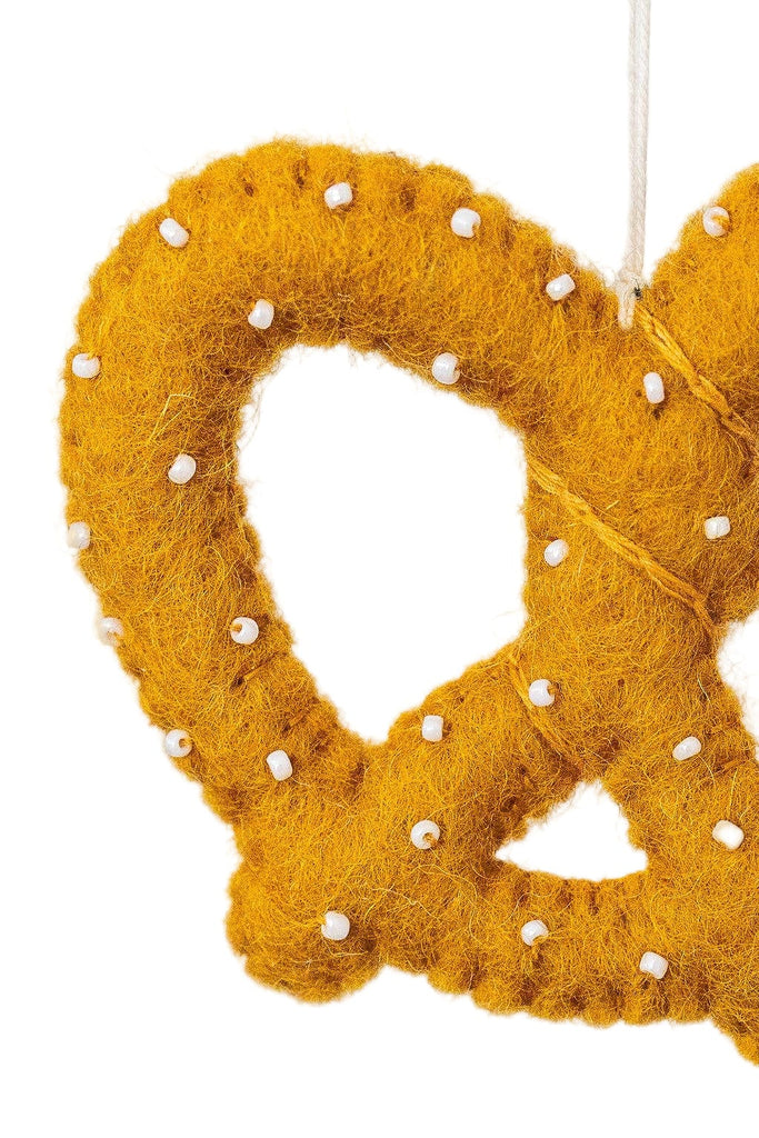 Nivas Holiday Ornaments Pretzel Felt Ornament