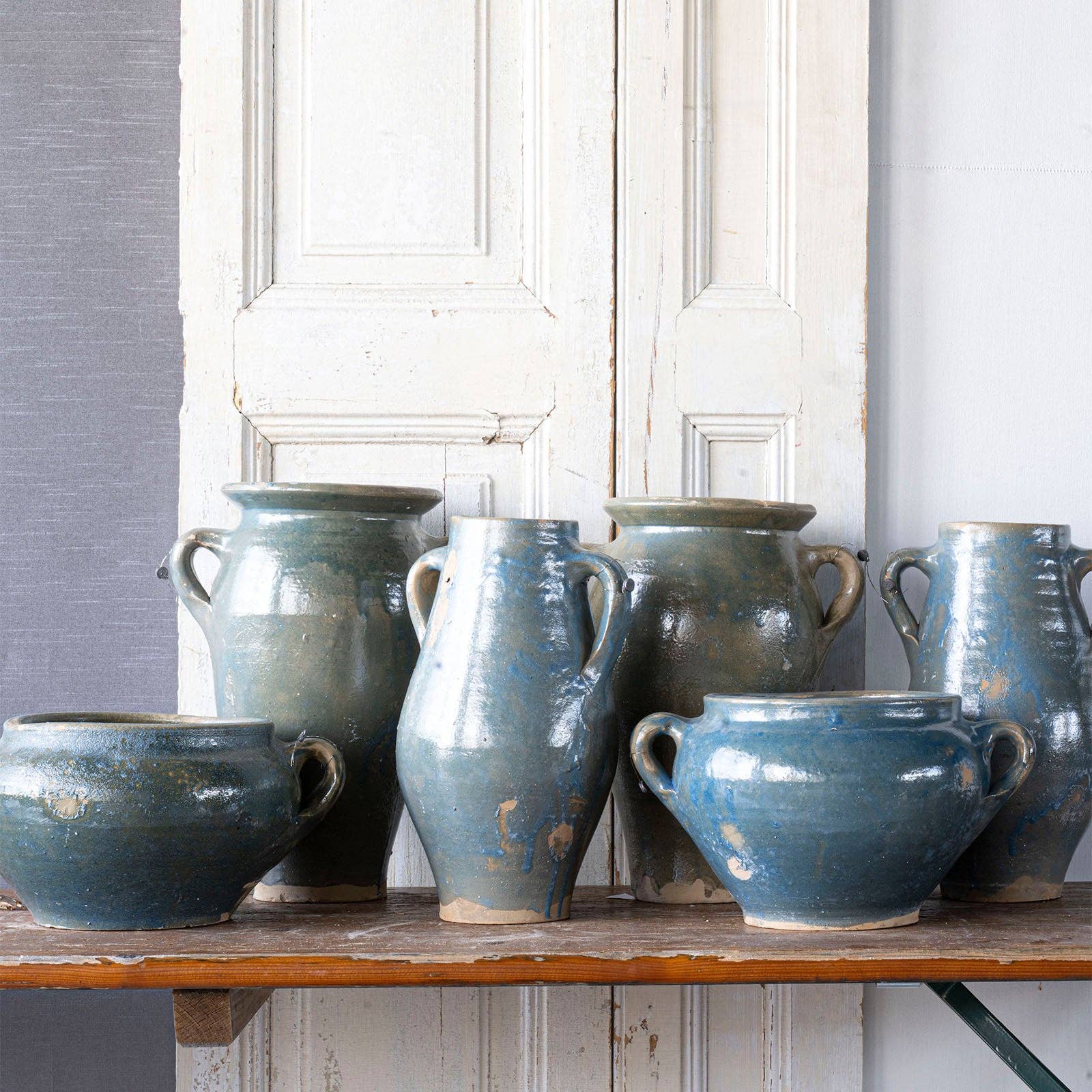 Blue Ocean Traders Pottery Provence Jar, Wide