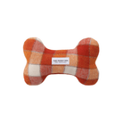 The Foggy Dog Dog Toys Pumpkin Spice Flannel Dog Bone