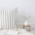 Celina Mancurti, LLC SHOP Pure Stripes Linen Floor Pillow