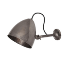 Mullan Lighting Lighting Antique Silver Quito Cone Wall Sonce