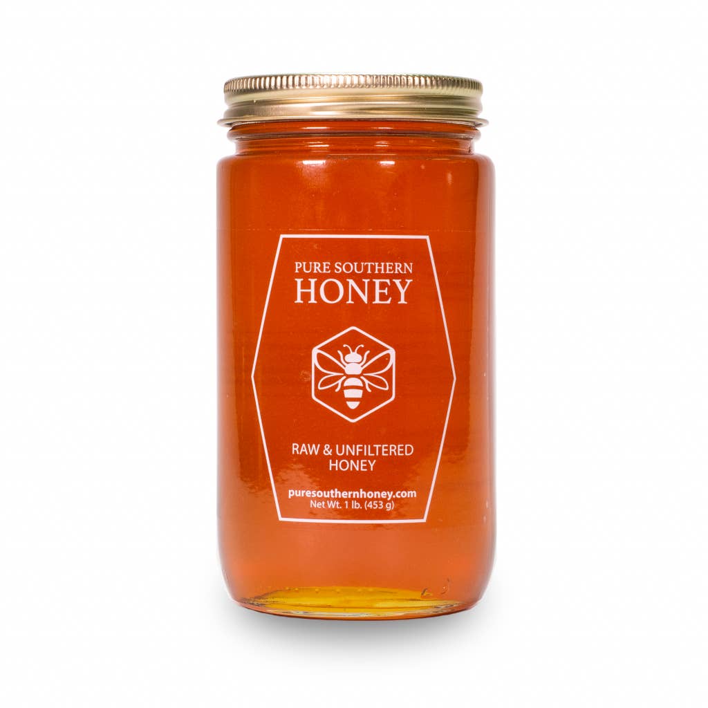 Pure Southern Honey Raw Honey, Unfiltered, Unheated