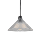 Mullan Lighting Lighting Powder-coated Matte Black / 39.25" (100cm) Rebell Prismatic Glass Pendant Light