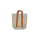 Puebco SHOP Red x Yellow Retro "College" School Tote