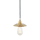 Mullan Lighting Lighting Polished Brass / 100cm (39.5") Reznor Vintage Brass Pendant Light