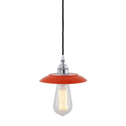 Mullan Lighting Lighting Powder-Coated Orange / 100cm (39.5") Reznor Vintage Brass Pendant Light