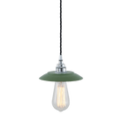 Mullan Lighting Lighting Powder-Coated Sage Green / 100cm (39.5") Reznor Vintage Brass Pendant Light
