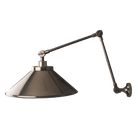 Mullan Lighting Lighting Antique Silver Rio Vintage Adjustable Wall Sconce