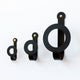 Lostine Hardware Small / Black Roland Hook