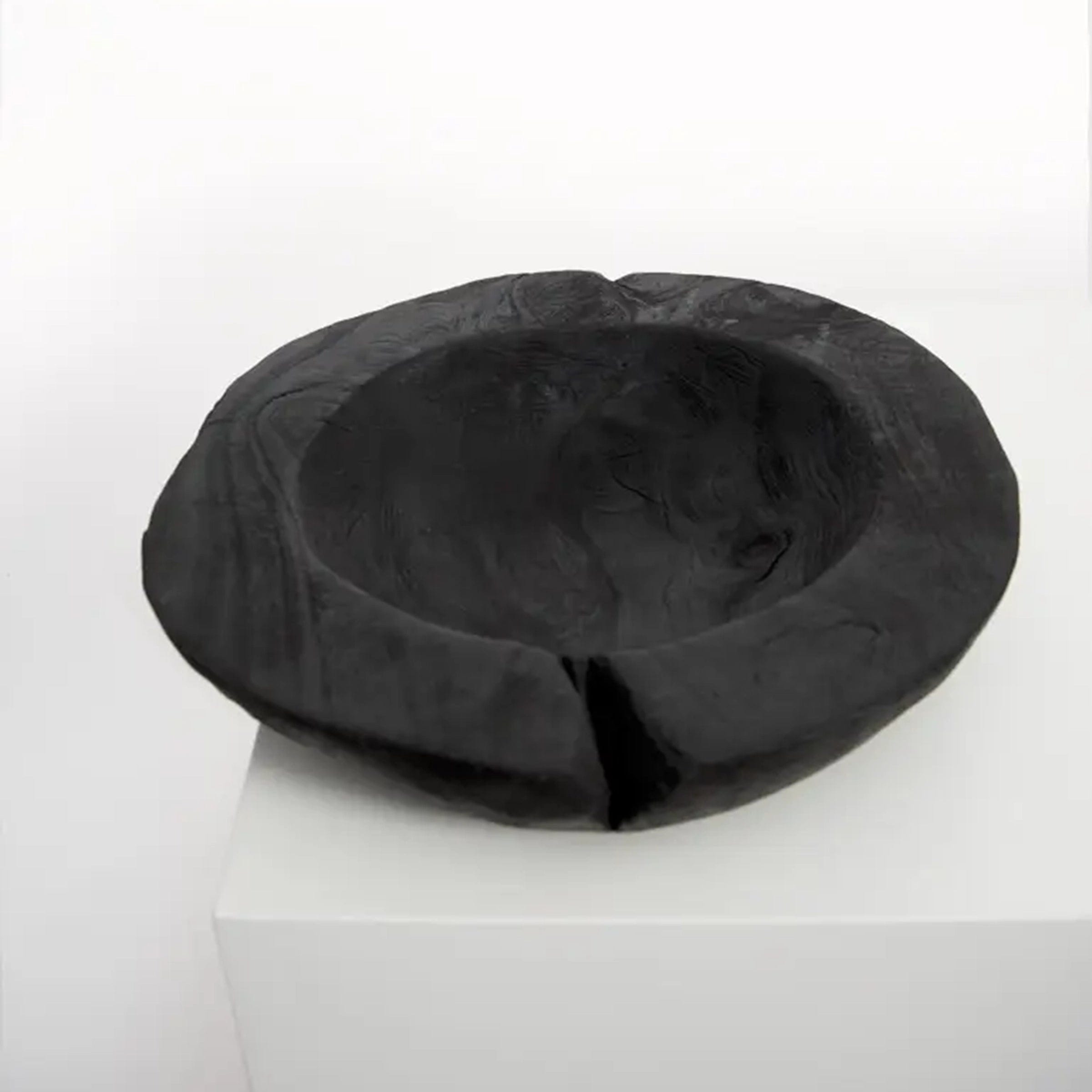 Black Sheep (White Light) Accessory Round Charred Teak Vessel
