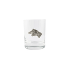 Vagabond House SHOP Running Horse  Bar Glass