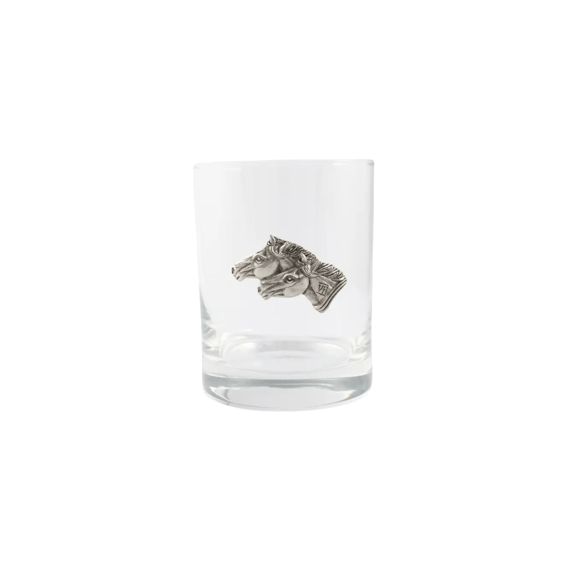 Vagabond House SHOP Running Horse  Bar Glass