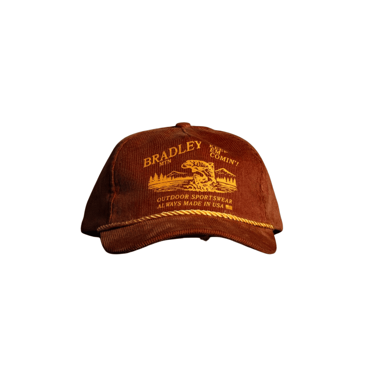 Bradley Mountain SHOP Rust Cord Fisherman Hat