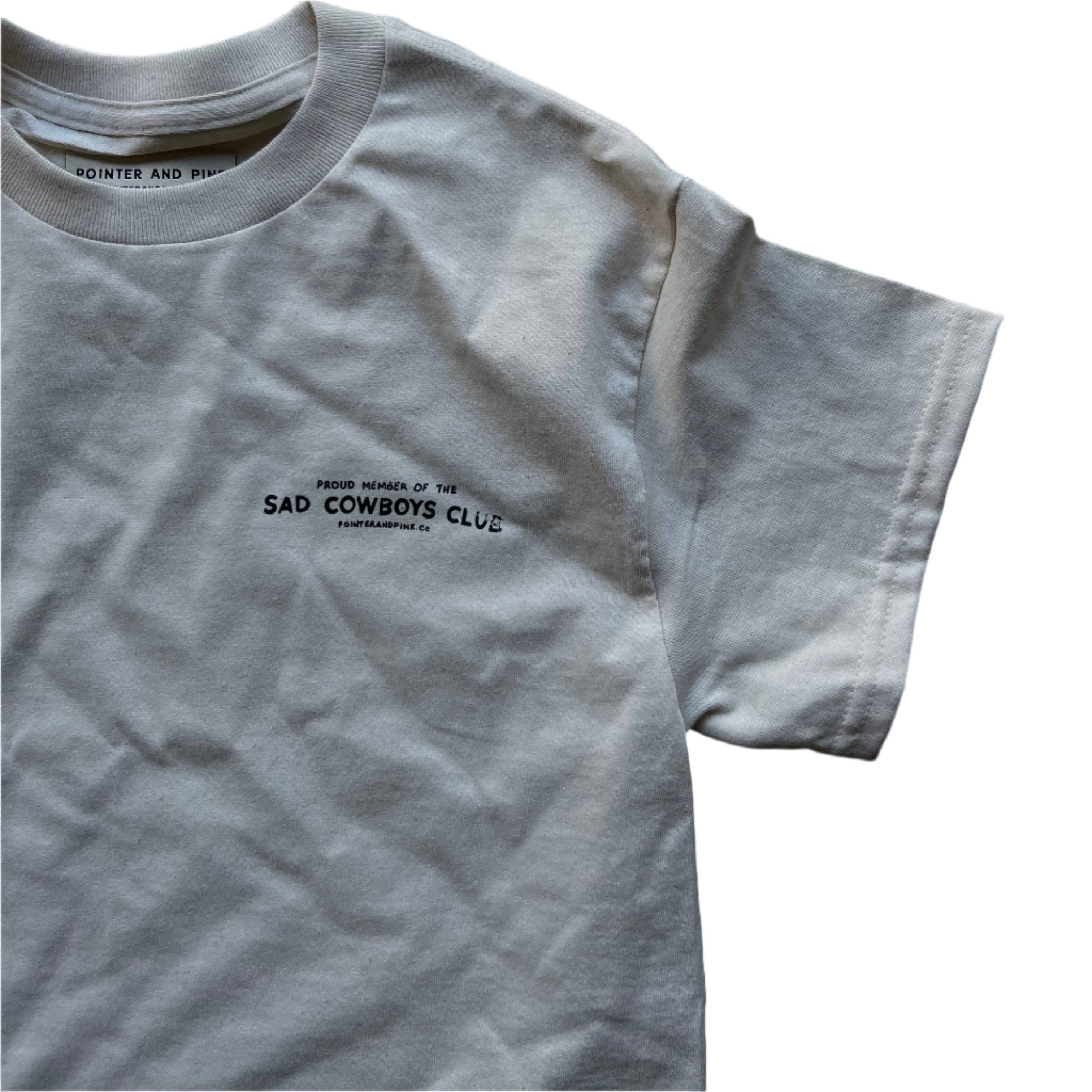 Pointer And Pine Clothing Sad Cowboys Club Tee
