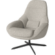 Bolia Furniture Nantes Flat Weave / Sand / Black Lacquered Steel Saga Armchair