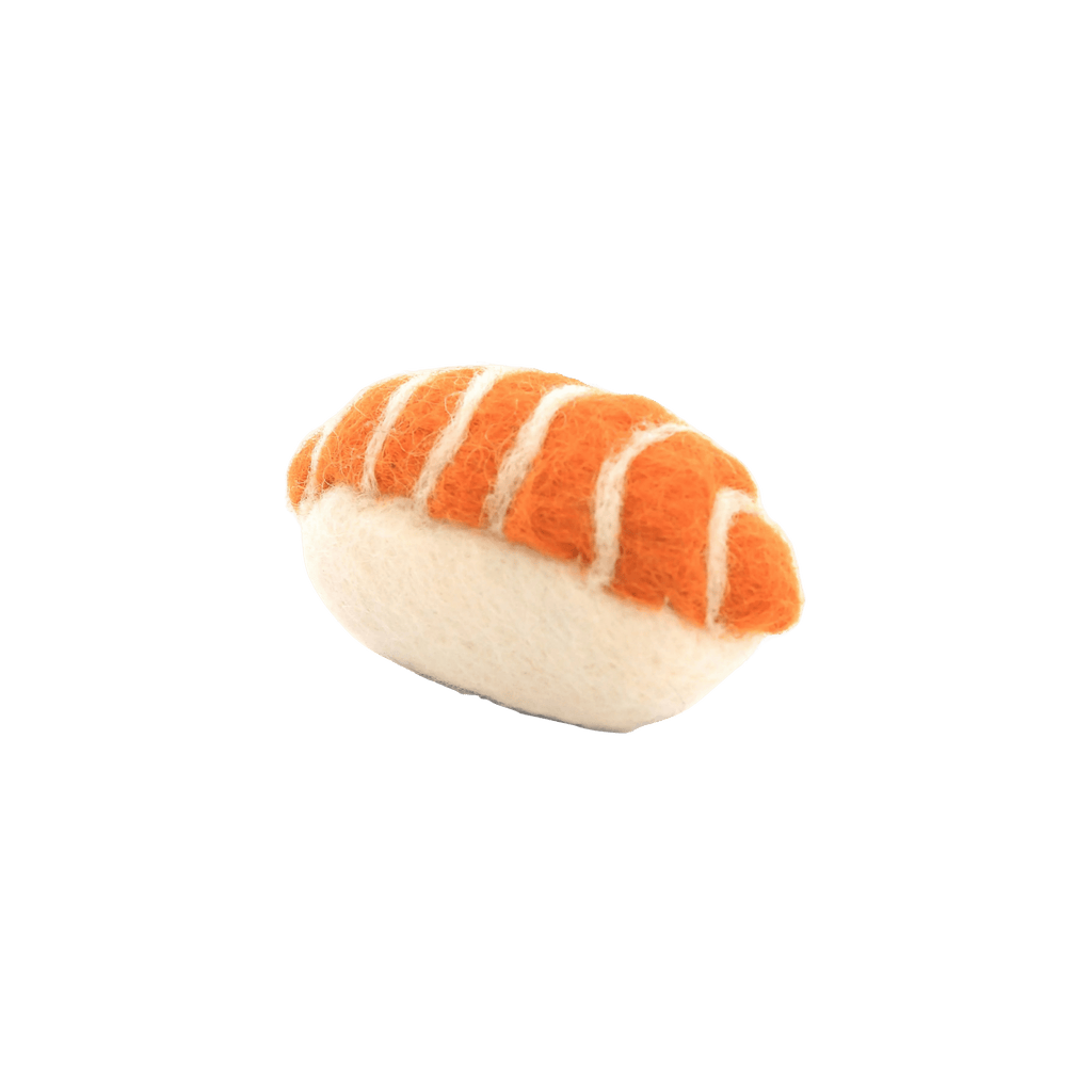 The Foggy Dog Pet 3" x 2" Salmon Nigiri Cat Toy