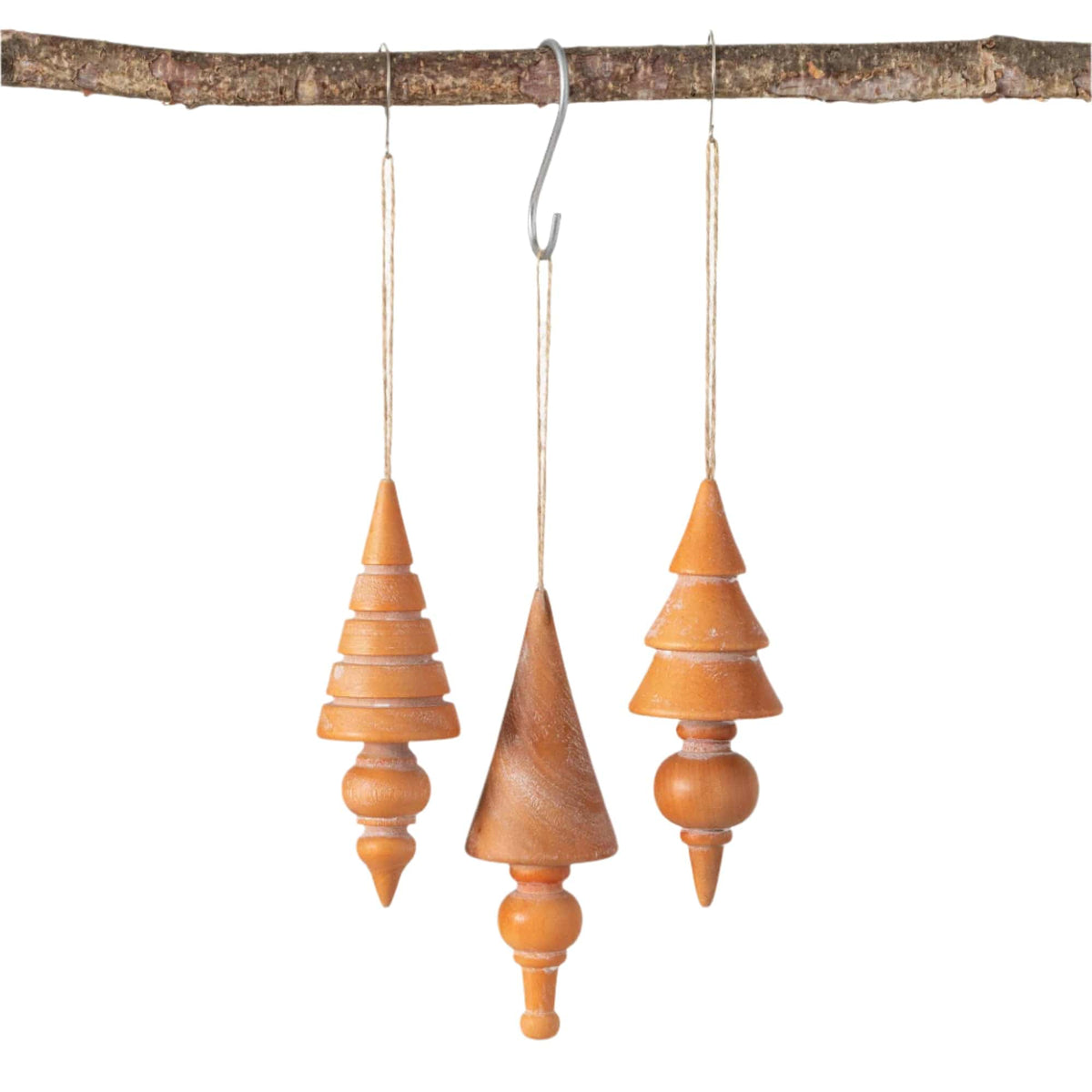 Sullivans Home Decor Holiday Ornaments A Scandi Wood Tree Ornaments
