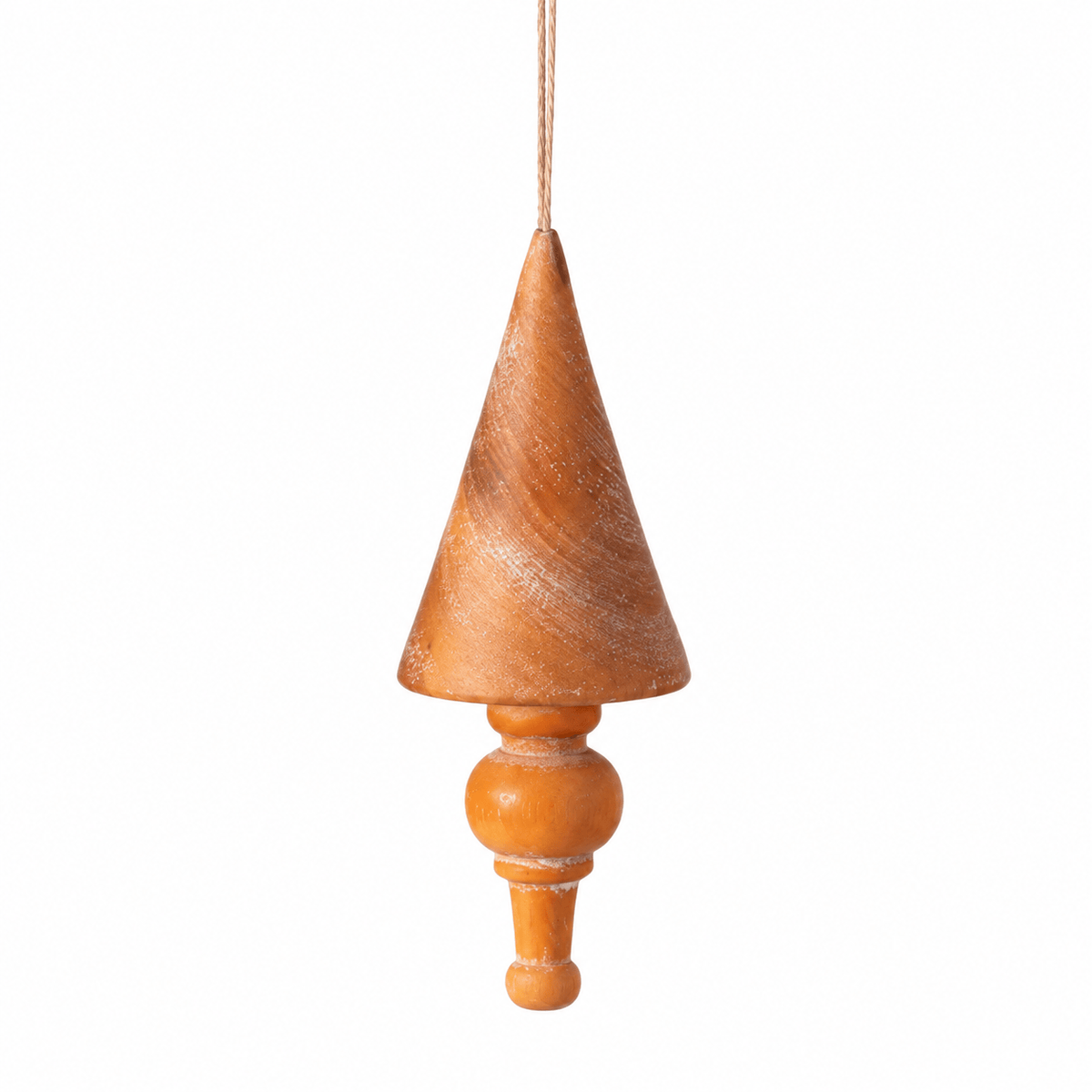 Sullivans Home Decor SHOP Sculpted Tree Scandinavian Wooden Christmas Tree Ornament