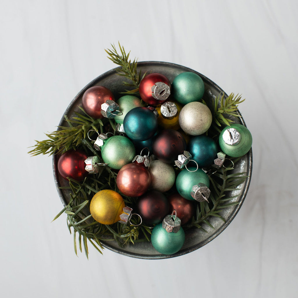 Ragon House Holiday Ornaments Set of 24 Mini Ball Ornaments